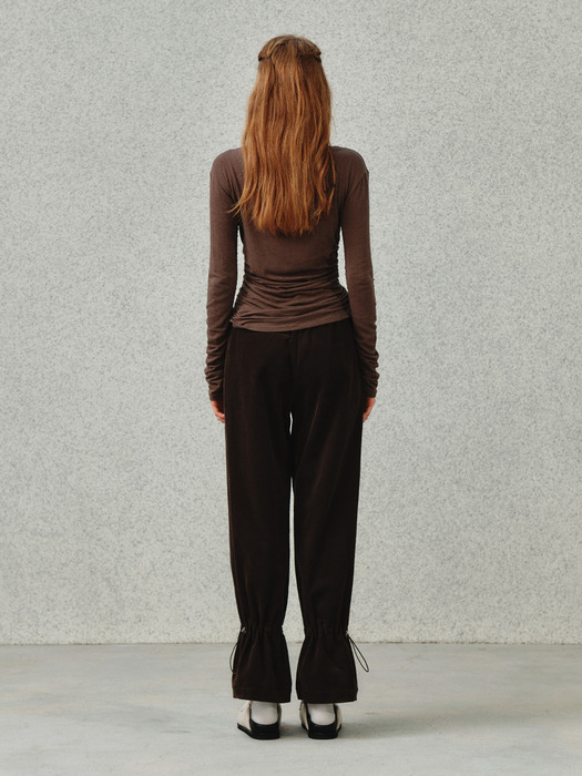 Ace String Trouser_Brown