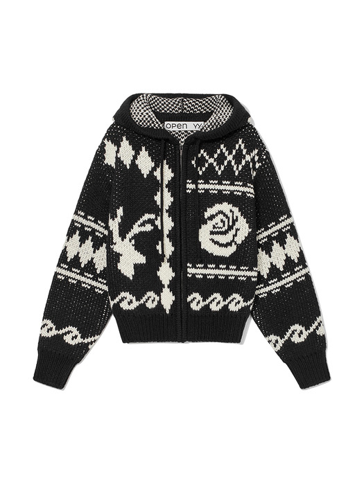 windandsea Jacquard Knit Combo Jacket WIND AND SEA