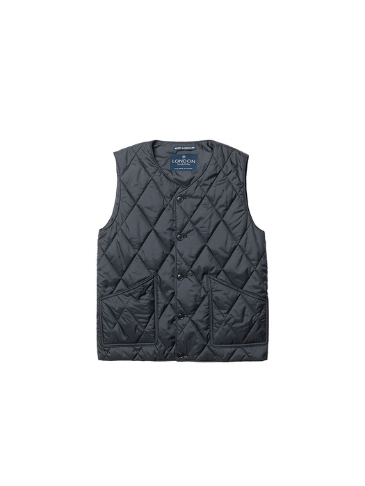 LONDON TRADITION Quilted Vest - Black 60 Diamond