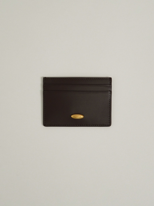 CARD WALLET / deep brown