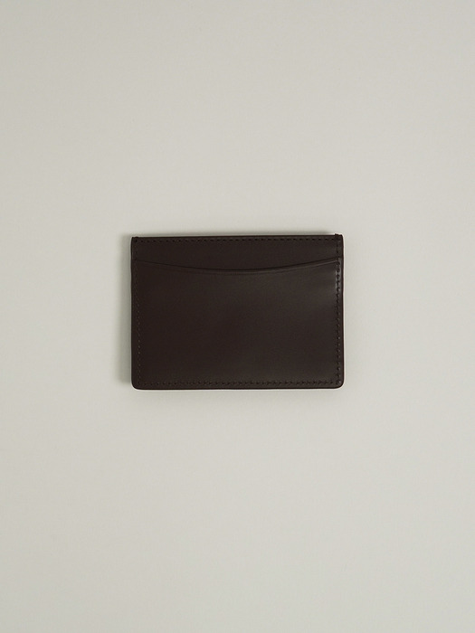 CARD WALLET / deep brown