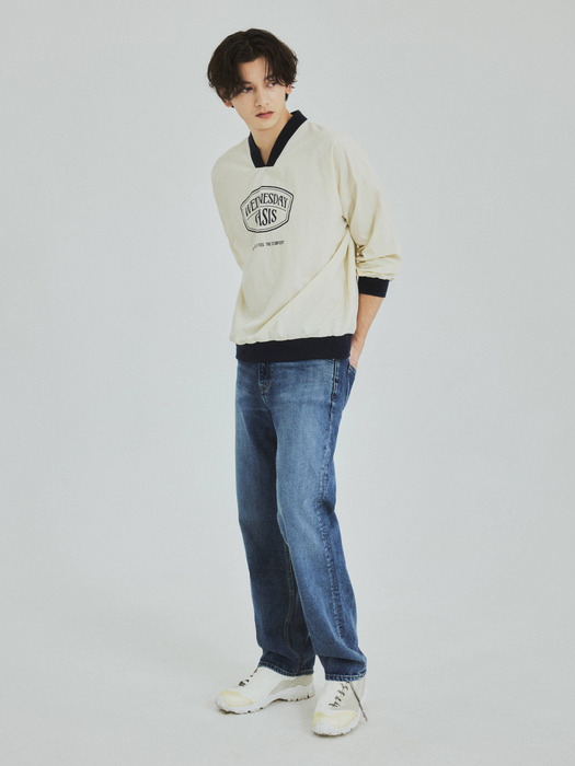 Signature Nylon Raglan Sweatshirt(3color)