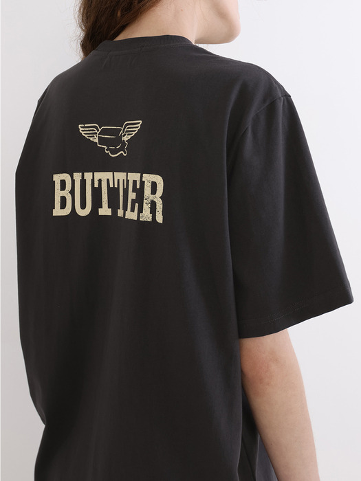 Butter Wing Tee (Charcoal)
