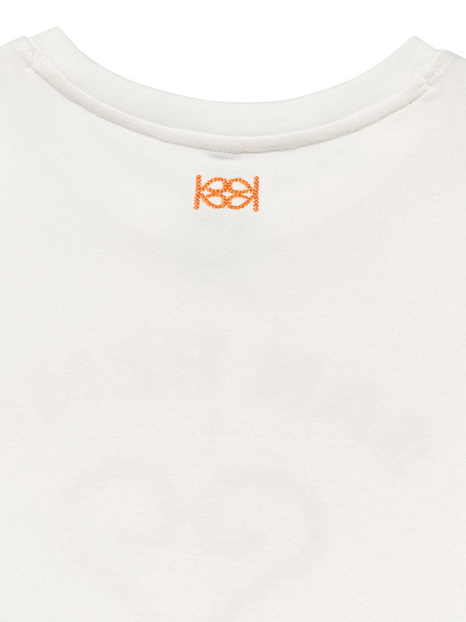 Sanremo T-Shirt Off-White Orange