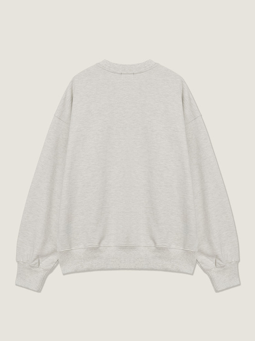 CRAFT SLOGAN SWEATSHIRT(OATMEAL)