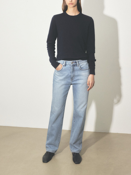 90s MID-RISE STRAIGHT-LEG JEANS_BLUE