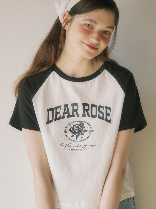 Dear Rose T-shirt - Black