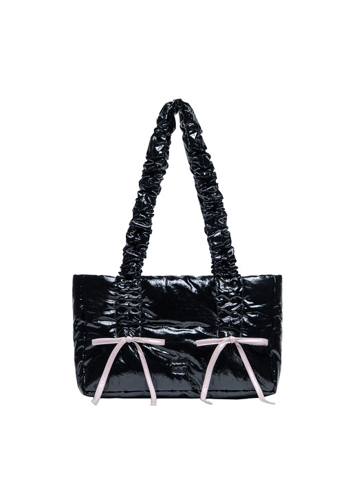 Glossy butterfly shoulder bag Medium _5colors