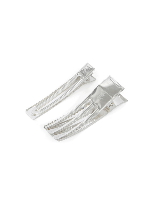 PURE HAIR PIN / HAND BRUSHED SILVER / 2PACK