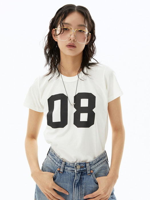 NO.08 Essential Tee (Ivory)