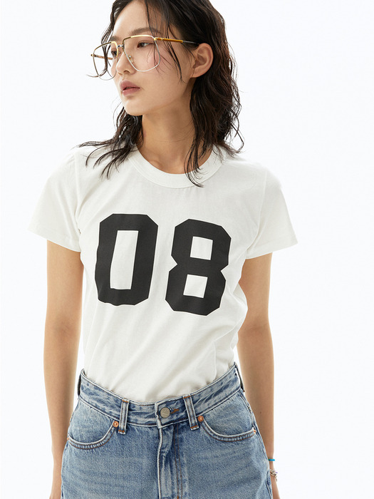 NO.08 Essential Tee (Ivory)