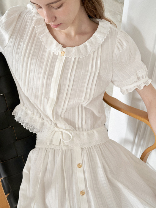 Camille Blouse Ivory