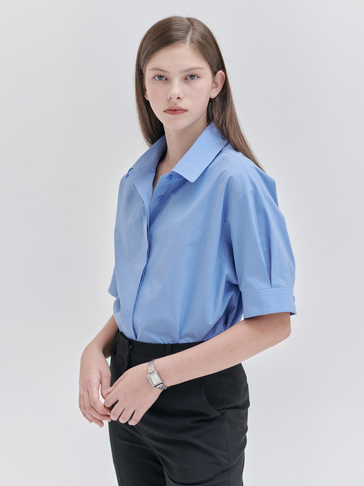 24N summer basic shirts [BL]