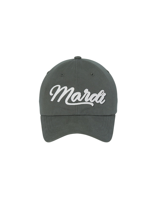 CAP MARDI VINTAGE LOGO_KHAKI CREAM