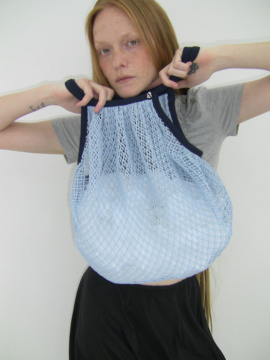 Fish Crochet Bag (blue)