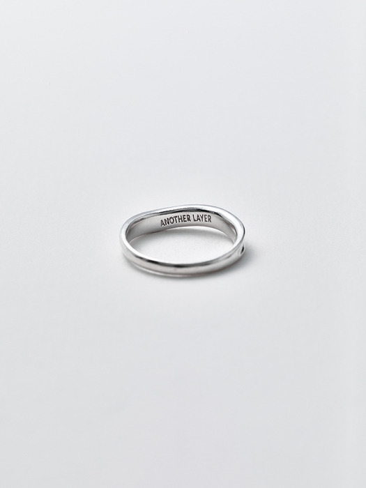 Thin Wavy Ring (Silver925)