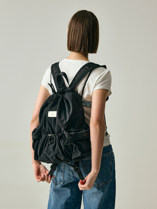 LIGHT STREET SMALL BACKPACK [BLACK]