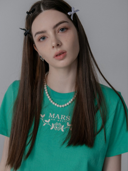 CLOVER WREATH TSHIRT_GREEN