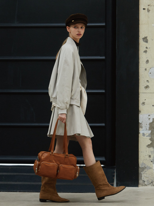 CLASSIC OUTPOCKET SHOULDER BAG_2COLOR