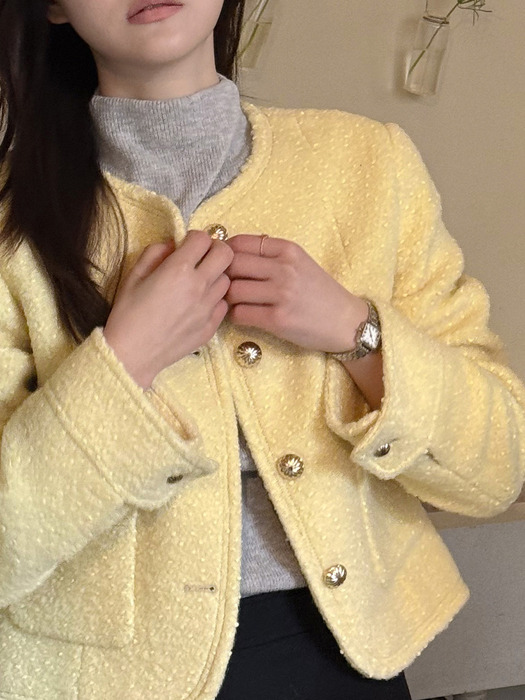 [오늘출발][단독]Boucle Pocket Jacket_3color