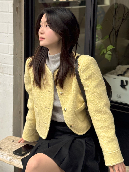 [오늘출발][단독]Boucle Pocket Jacket_3color