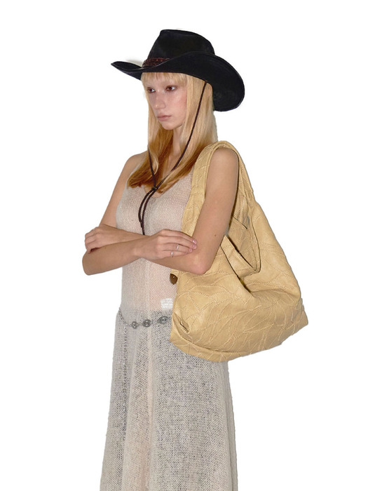 CACTUS HOBO BAG [Butter Yellow]