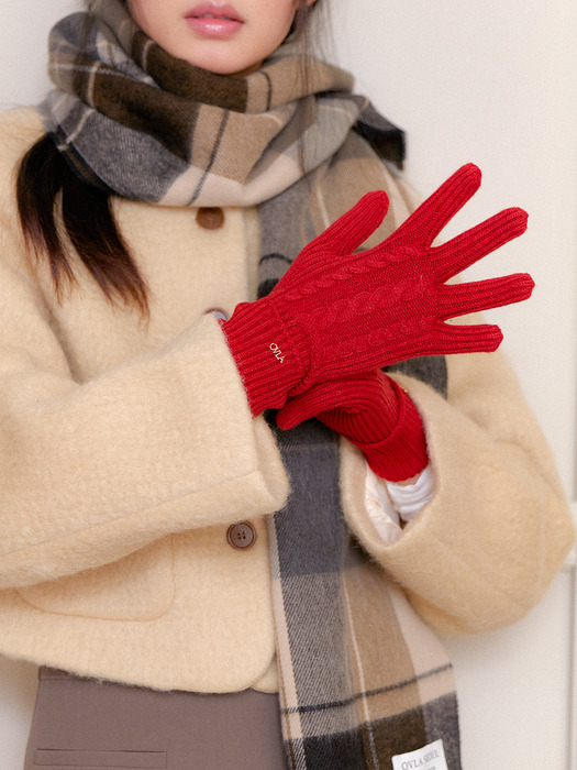 (선물포장) TWIST POINT OVLA GLOVES GL006