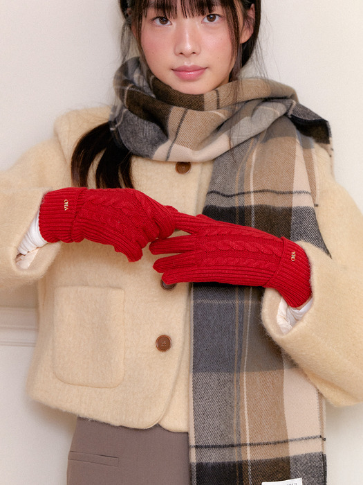 (선물포장) TWIST POINT OVLA GLOVES GL006