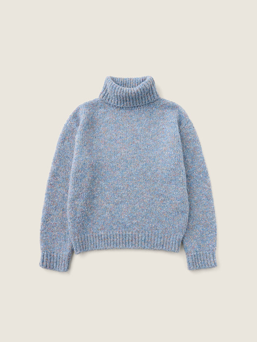 Oslo Turtleneck Knit (Blue)