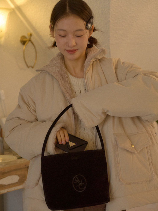 ANC VELVET REVE BAG_BLACK