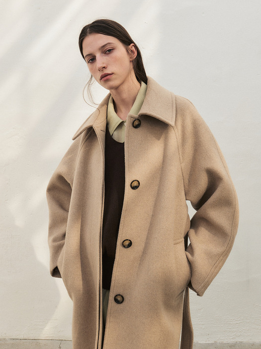 NTW PREMIUM SINGLE WOOL COAT _3COLORS