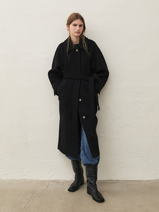 NTW PREMIUM SINGLE WOOL COAT _3COLORS