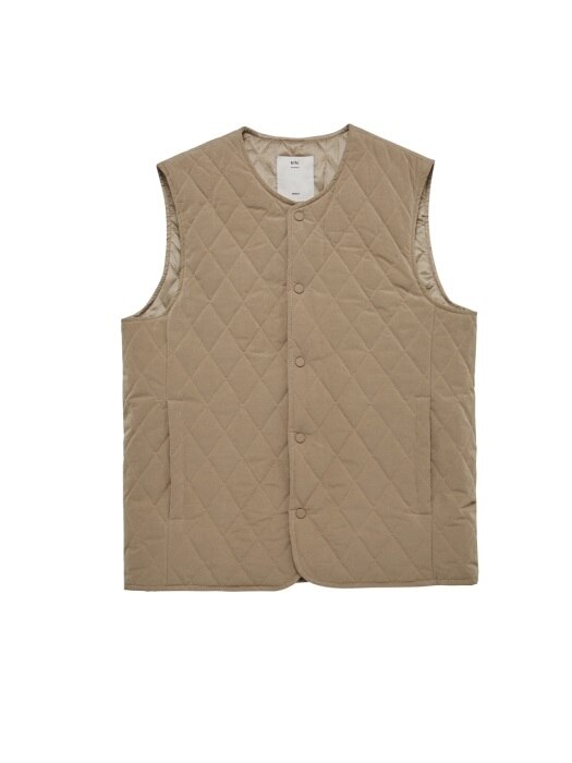 PADDING VEST_BEIGE