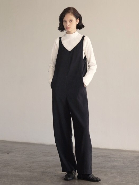 Overall Pants-Black