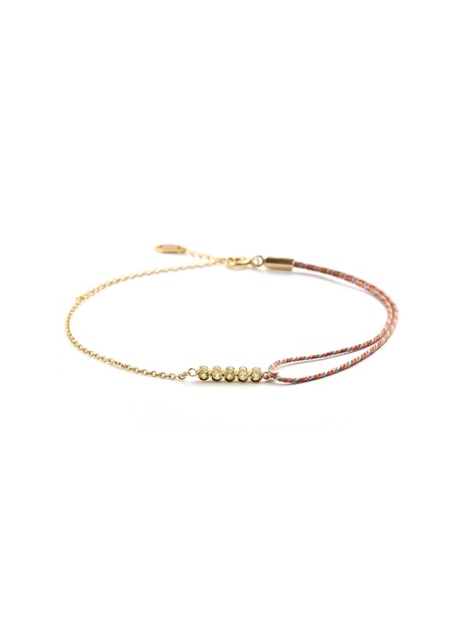 Sunshine Peridot String Bracelet