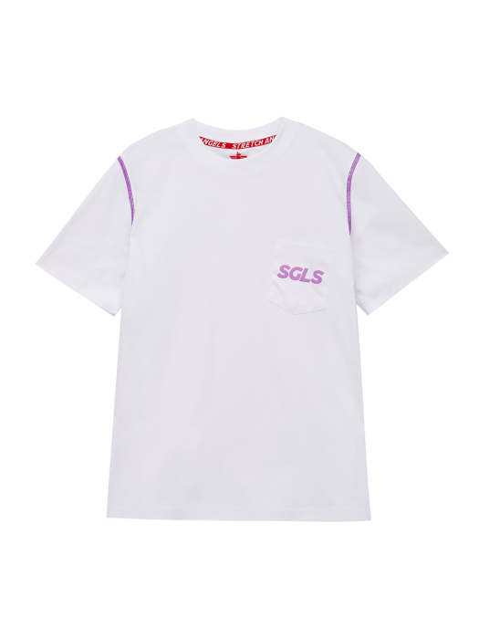 SGLS logo basic t-shirt (White)