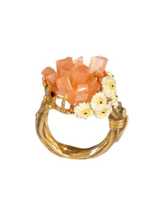 Crystal of Flowers Ring