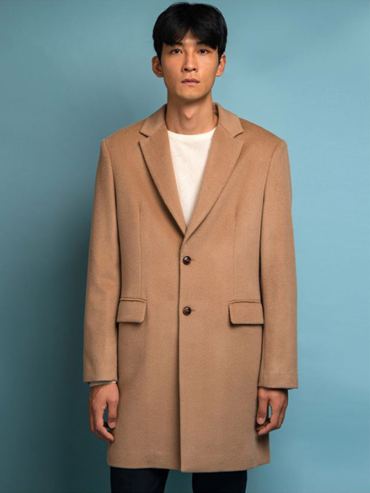 [FW19]Men Cashmere Tailored Coat (5color)