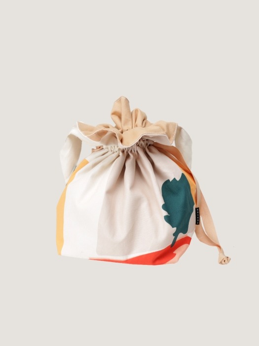 Daily scenery large string bag