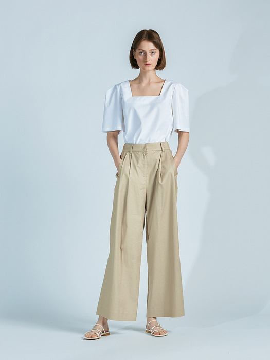 BASIC WIDE REG TROUSERS (2 COLOR)