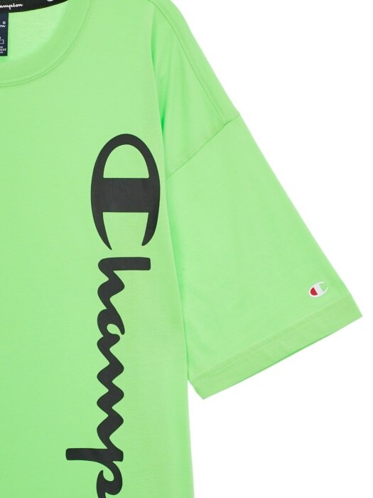[EU] Vertical Champion 로고 반팔 티셔츠 (LIGHT GREEN) CKTS0E242E1
