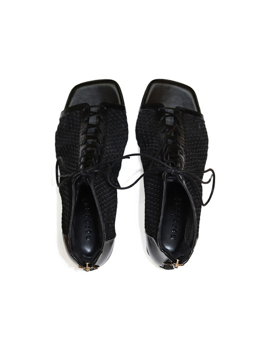 HONEYCOMB BOOTIE_BLACK