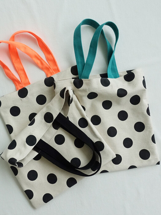 DOT BAG IVORY BLACK