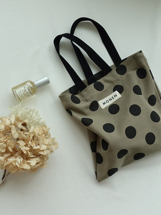 DOT BAG IVORY BLACK