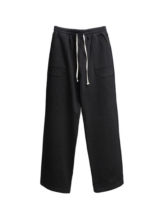 Pentagonal Pocket Sweat Pants (black)