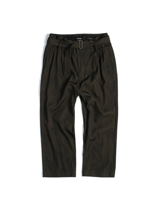 TROPICAL WIDE PANTS / MILITARY TWILL