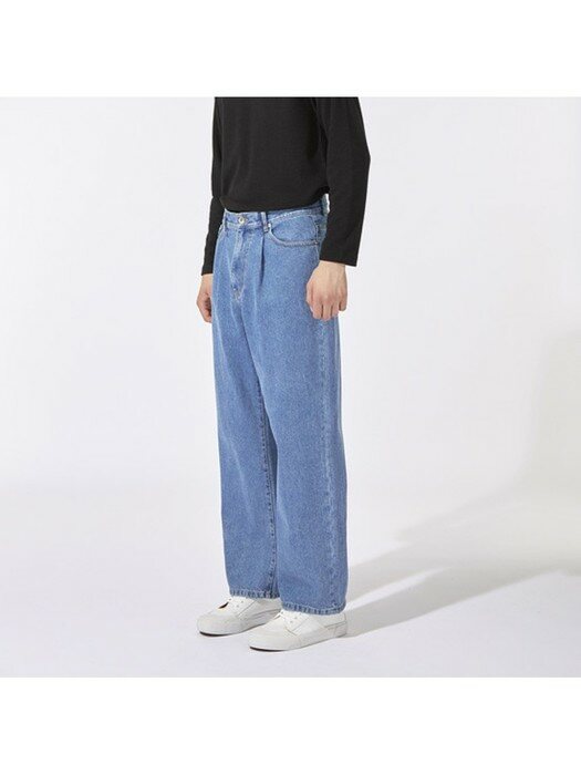 big wide denim pants_CWPAW20782BUX