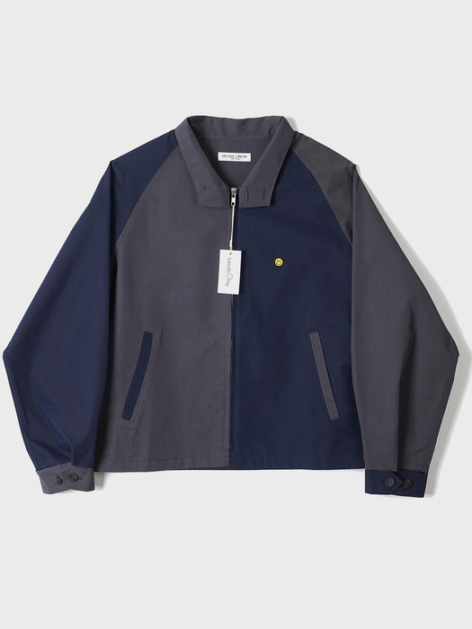 Two Face Drizzler Jacket / Navy