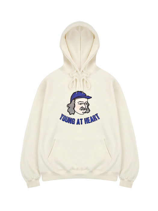 RADINEO라디네오]Young at heart hoodie cream