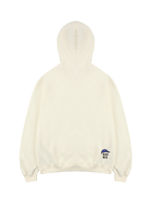 Young at heart hoodie cream